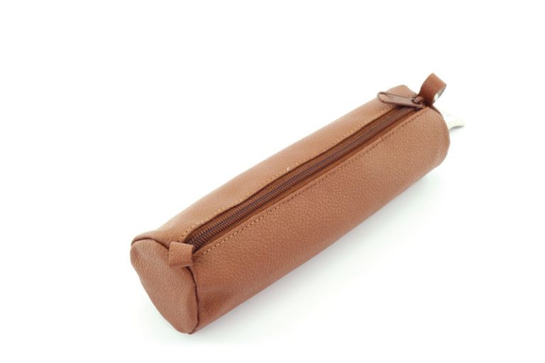 Juscha JU-43147 Pennenetui Alassio Echt Leer Bruin 21x6cm | Kopen bij Flickmyhouse