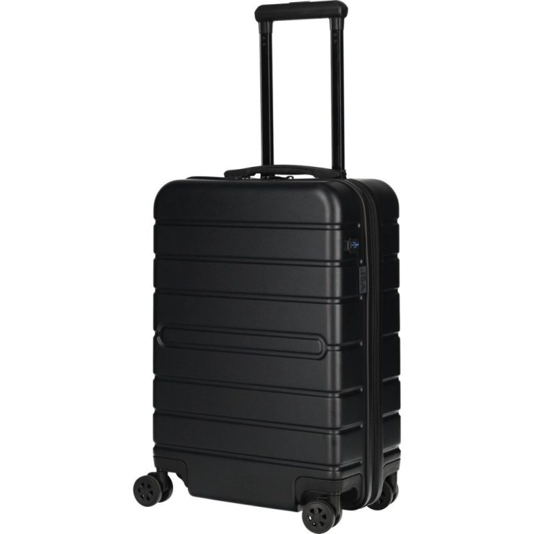 Juscha JU-45612 Reistrolly JSA 65.5x44.5x25 cm Mat Zwart/Gerecycled ABS | Kopen bij Flickmyhouse