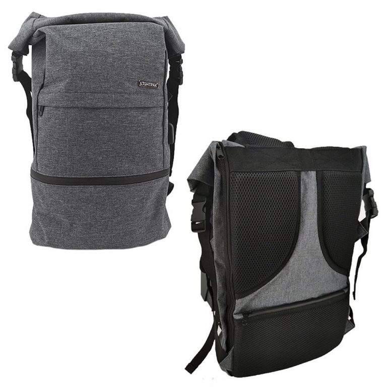 Lightpak JU-46155 Rugzak 43x30x10 cm Grijs | Kopen bij Flickmyhouse