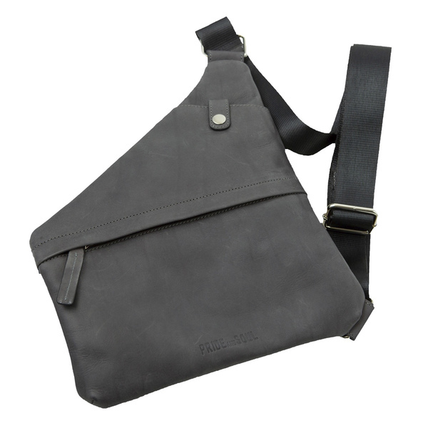 Pride and Soul JU-47264 Schoudertas . CROSS Grijs Leer | Kopen bij Flickmyhouse