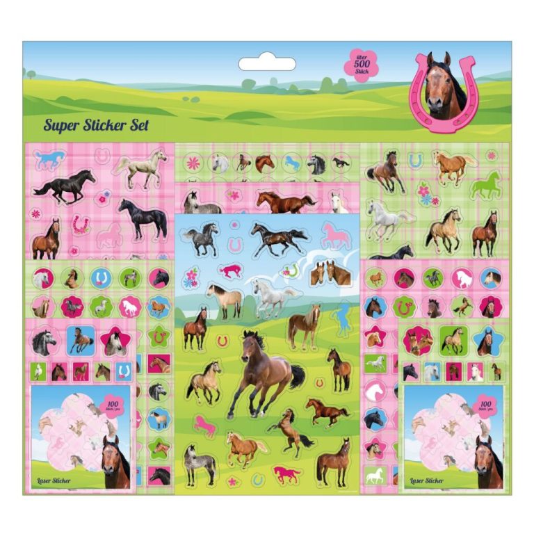 Stickerset Paarden 500+ | Kopen bij Flickmyhouse