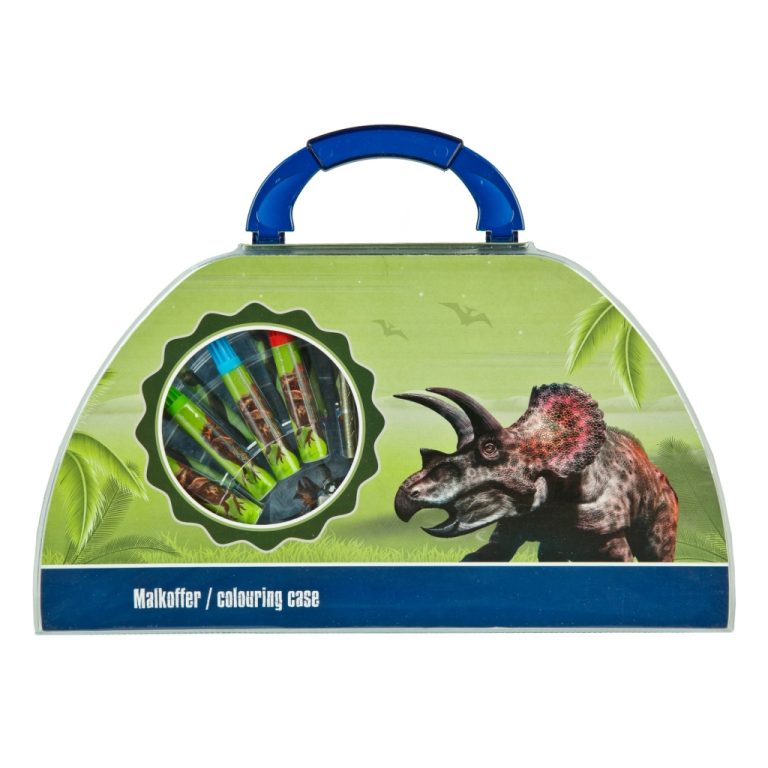 Dinosaurus Kleurkoffer 51-delig | Kopen bij Flickmyhouse