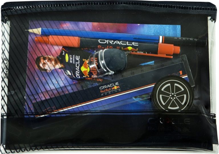 Red Bull Max Verstappen Schrijfset in Etui | Kopen bij Flickmyhouse