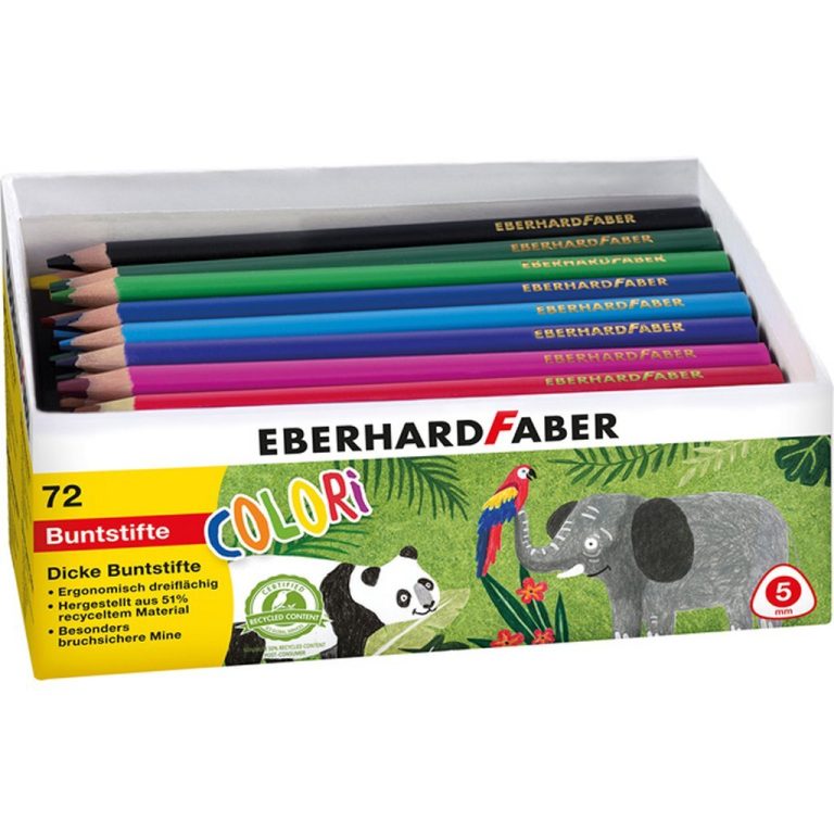 Eberhard Faber EF-511471 Jumbo Ergonomische Kleurpotloden 72 Stuks | Kopen bij Flickmyhouse