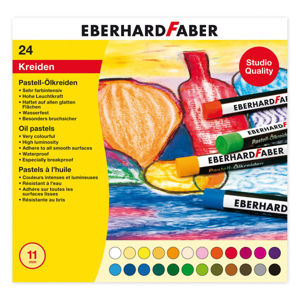 Eberhard Faber EF-522024 Oliepastelkrijt 11mm Doos A 24 St | Kopen bij Flickmyhouse