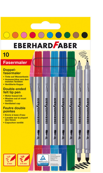 Eberhard Faber EF-550010 Viltstiften Duo 0