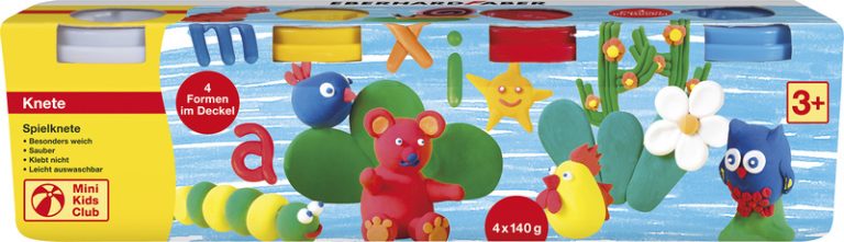 Eberhard Faber EF-572506 Kinderklei In Beker 140gr Wit  Geel Rood Blauw | Kopen bij Flickmyhouse