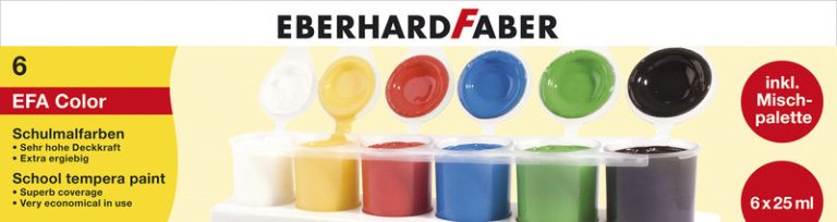 Eberhard Faber EF-575506 Schoolverf Assorti 6x25ml | Kopen bij Flickmyhouse