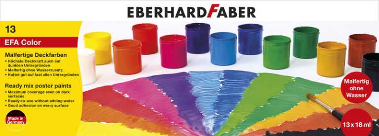 Eberhard Faber EF-575613 Verfset 13 Potjes Kant En Klaar | Kopen bij Flickmyhouse