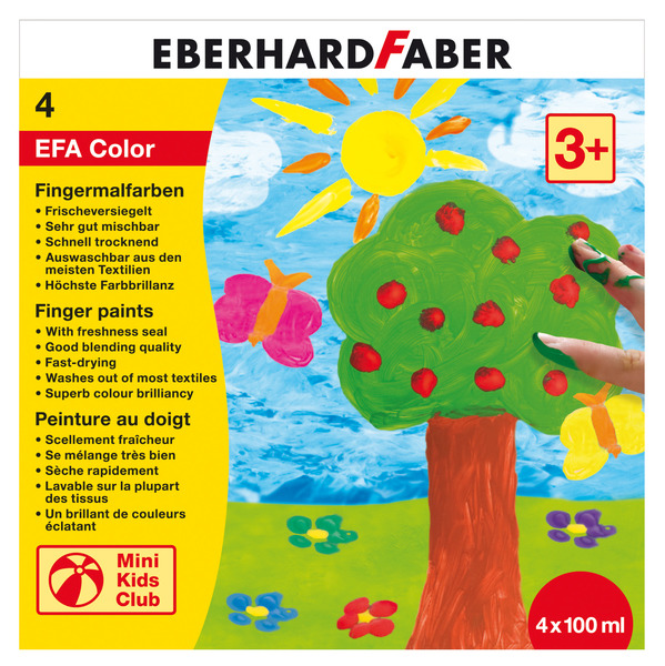 Eberhard Faber EF-578804 Vingerverf 100ml Geel