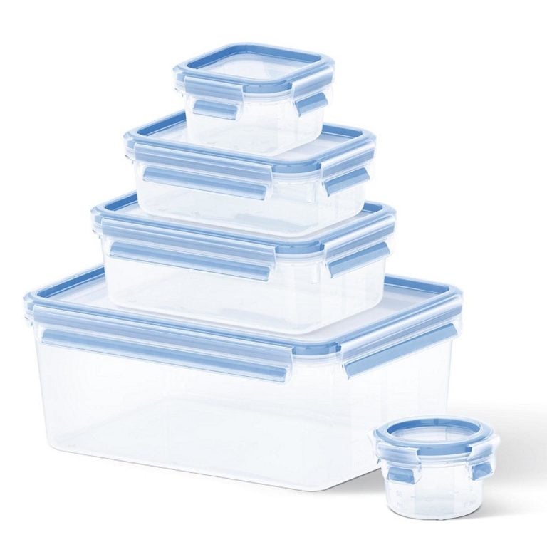 Tefal K30290 MasterSeal Vershoudbakjes 0.15-3.7L 5-delig Blauw | Kopen bij Flickmyhouse