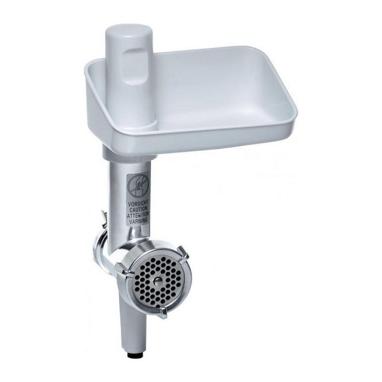 Bosch MUZ5FW1 Vleesmolen voor de MUM5 Keukenmachine Wit/RVS | Kopen bij Flickmyhouse