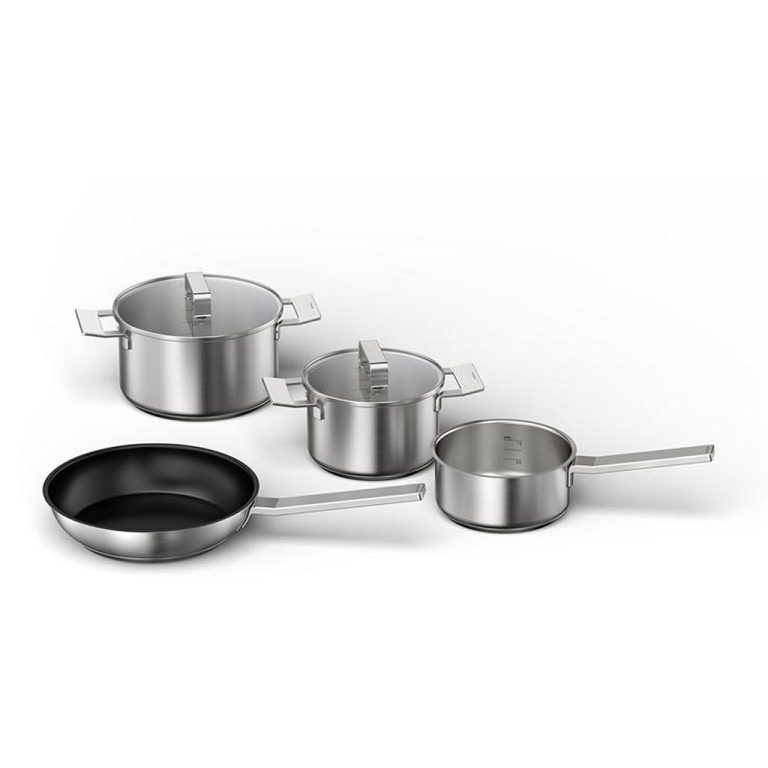 Siemens HZ9SE040 Pannenset 4-delig RVS | Kopen bij Flickmyhouse