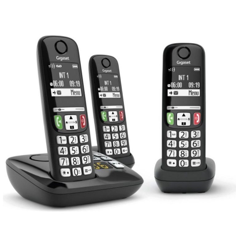 Gigaset A735A Trio DECT-Telefoon Zwart | Kopen bij Flickmyhouse
