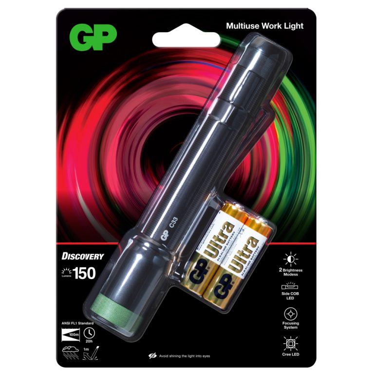 GP Zaklamp 2x Aa 150 Lumen | Kopen bij Flickmyhouse