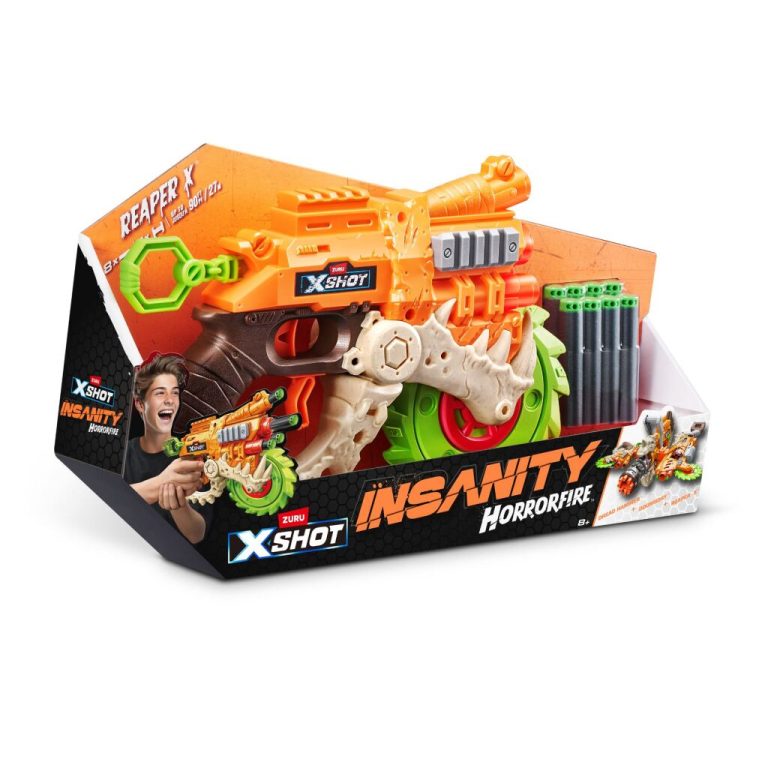 Zuru X-Shot Horror Fire Reaper Blaster + 8 Darts | Kopen bij Flickmyhouse