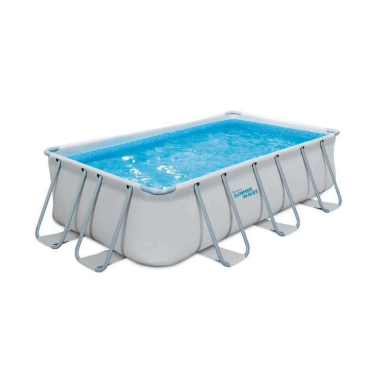 Summer Waves Zwembad Elite Rectangular Frame 400 X 200 X 100 Cm + Filterpomp | Kopen bij Flickmyhouse
