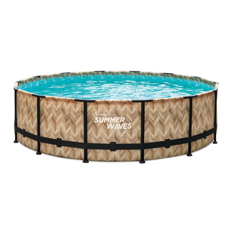 Summer Waves Zwembad Elite Frame 427 X 107 Cm Light Oak | Kopen bij Flickmyhouse