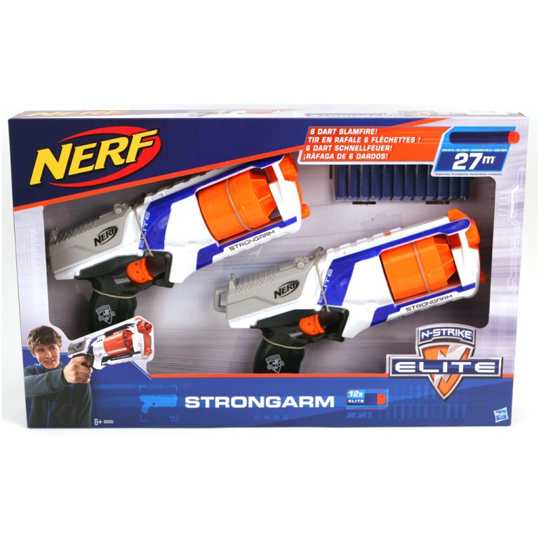 Nerf N-Strike Elite Strongarm Blaster 2 Stuks | Kopen bij Flickmyhouse
