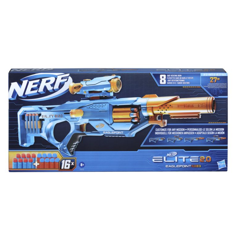 Nerf Elite 2.0 Eaglepoint RD8 Blaster + 16 Darts | Kopen bij Flickmyhouse