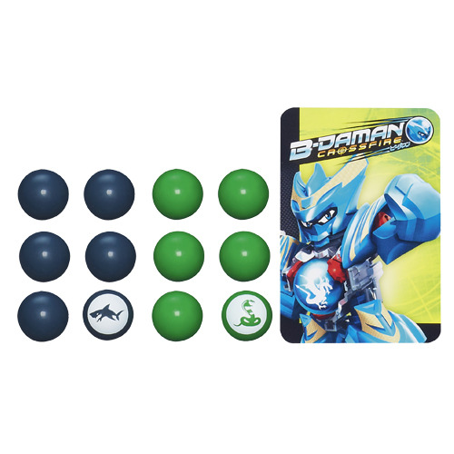 Hasbro B-daman Crossfire Balls 16 Stuks | Kopen bij Flickmyhouse
