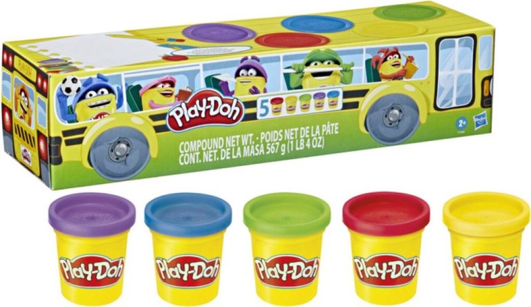 Play-Doh Back to School 5 pack Boetseerklei | Kopen bij Flickmyhouse