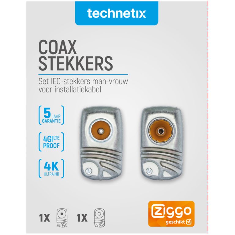 Technetix Iec Coaxstk M En F | Kopen bij Flickmyhouse