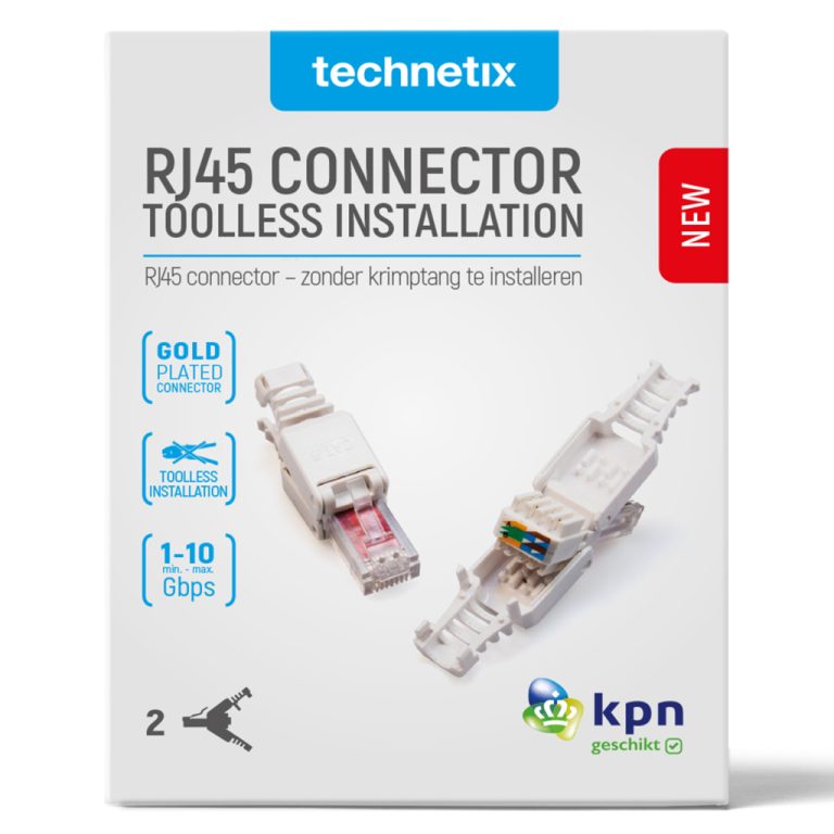 Technetix Rj45 Connector Click | Kopen bij Flickmyhouse