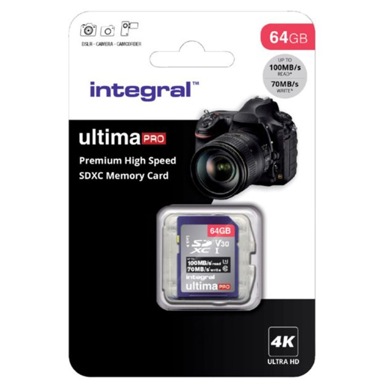 Integral Sdxc V30 100/70mbs Pro 64gb | Kopen bij Flickmyhouse