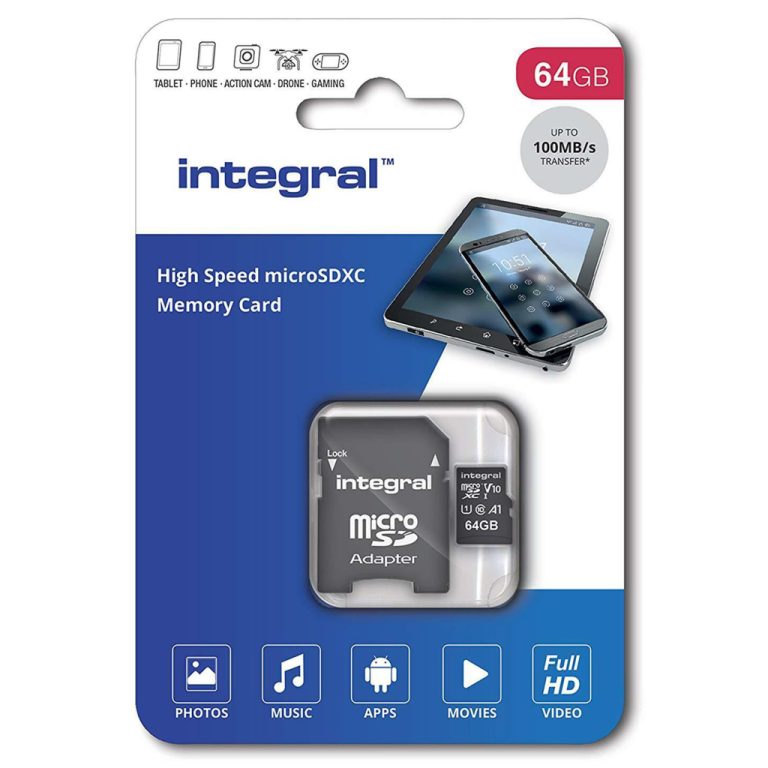 Integral Micro-sdxc V10 100mb/s 64gb | Kopen bij Flickmyhouse