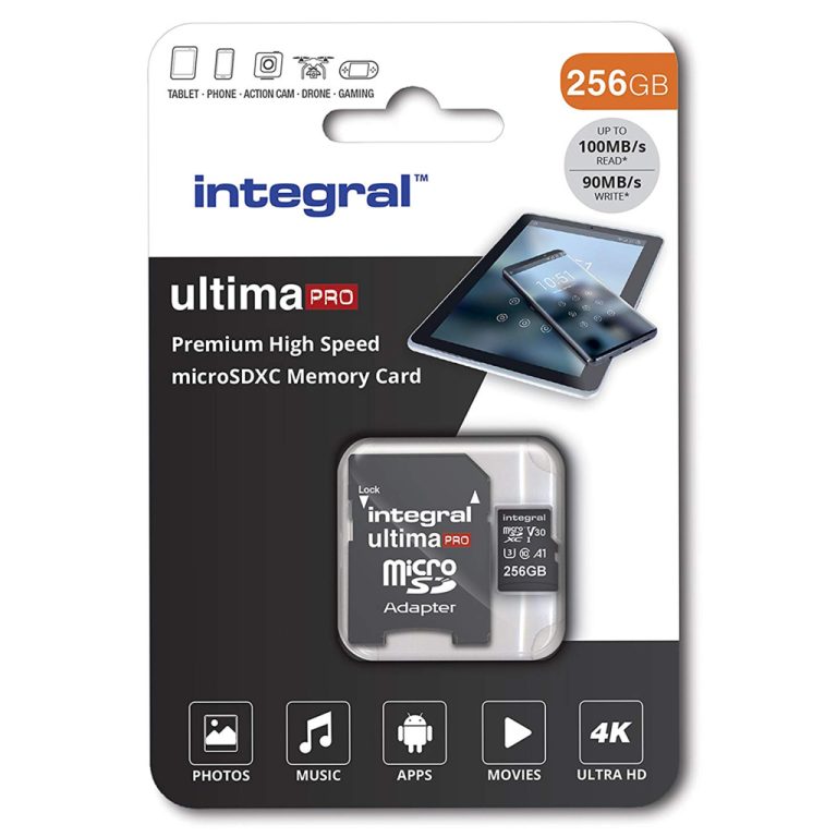 Integral Micro-sdxc V30 100/90mb 256gb | Kopen bij Flickmyhouse
