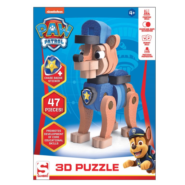 Paw Patrol 3D Puzzel Chase 47 Stukjes | Kopen bij Flickmyhouse