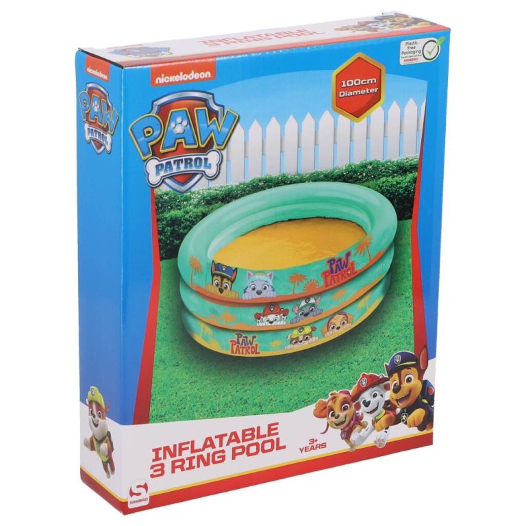 Paw Patrol 3 Rings Zwembad Groen/Geel | Kopen bij Flickmyhouse