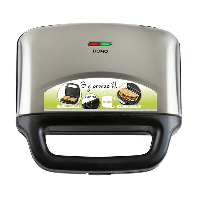 Domo DO9195C Tosti-IJzer 900W Zilver | Kopen bij Flickmyhouse