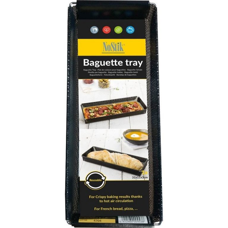 Nostik Baguette Tray 31x11x3 cm Zwart | Kopen bij Flickmyhouse