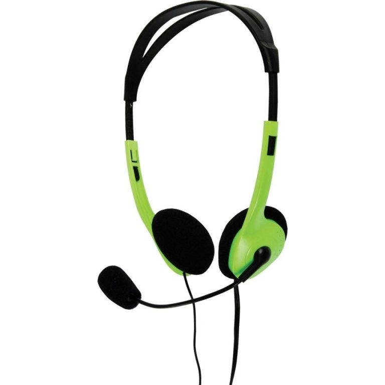 BasicXL BXL-HEADSET1 Stereo Headset Groen/Zwart | Kopen bij Flickmyhouse