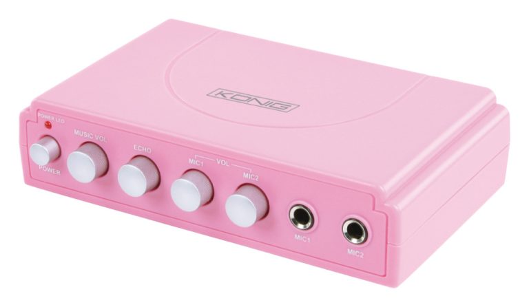 König  HAV-KM11P Karaoke Mixer Roze | Kopen bij Flickmyhouse