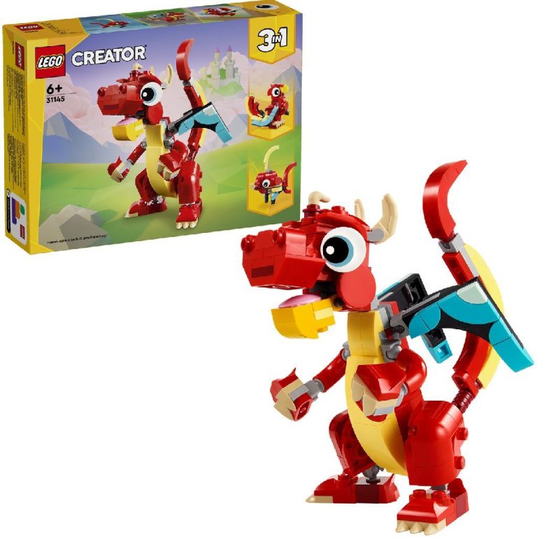 Lego Creator 31145 3in1 Red Dragon | Kopen bij Flickmyhouse