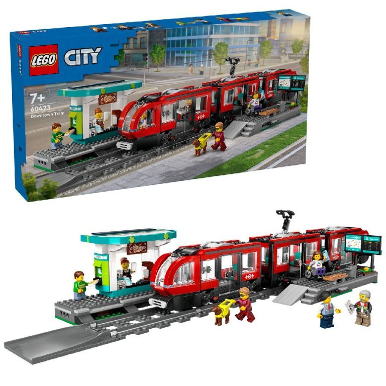 Lego City 60423 Treinen Stadstram en Station | Kopen bij Flickmyhouse