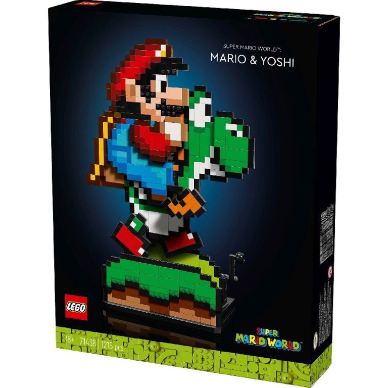 Lego Super Mario 71438 Mario en Yoshi Displaymodel | Kopen bij Flickmyhouse