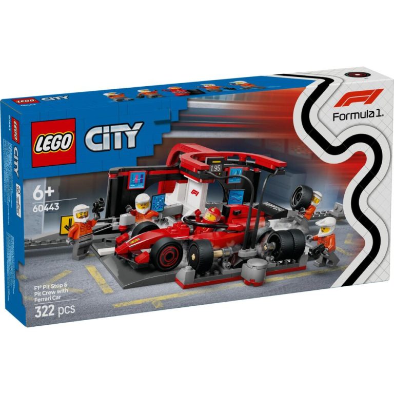 Lego City 60443 F1 Pitstop en Pitcrew met Ferrari | Kopen bij Flickmyhouse