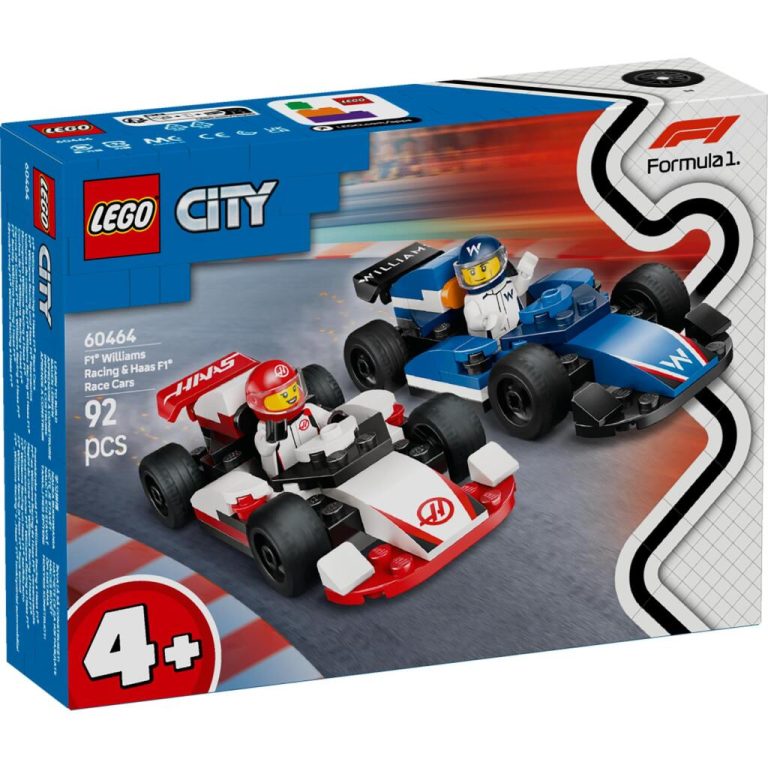 Lego City 60464 F1 Williams Racing en Haas F1 Racewagens | Kopen bij Flickmyhouse