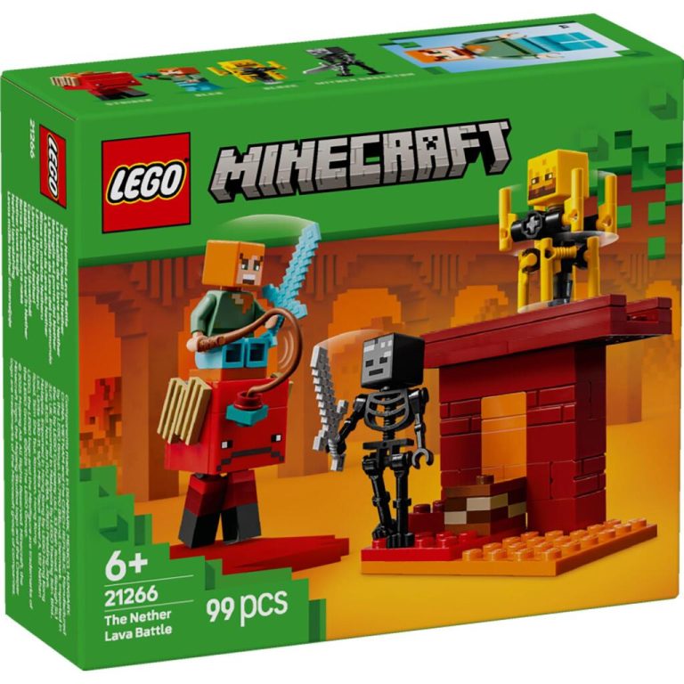 Lego Minecraft 21266 De Lavastrijd in de Nether | Kopen bij Flickmyhouse