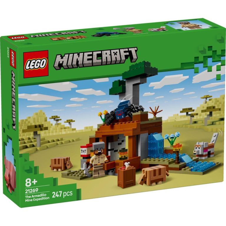 Lego Minecraft 21269 De Gordeldieren bij de Mijn | Kopen bij Flickmyhouse