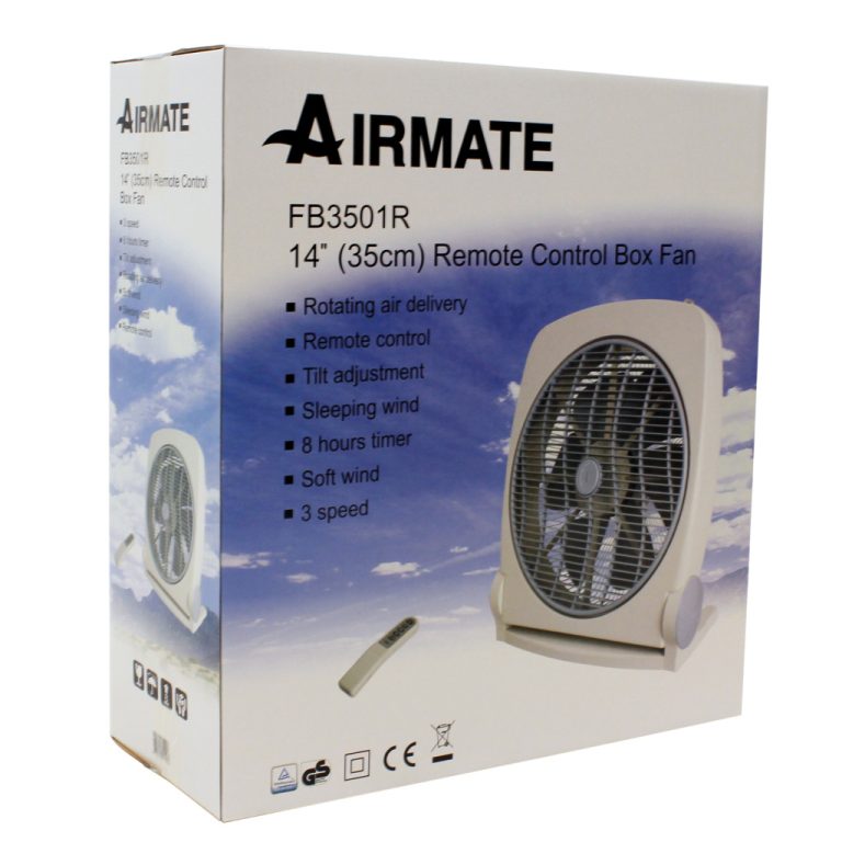 Airmate Box Ventilator + Afstandsbediening 8u Timer | Kopen bij Flickmyhouse