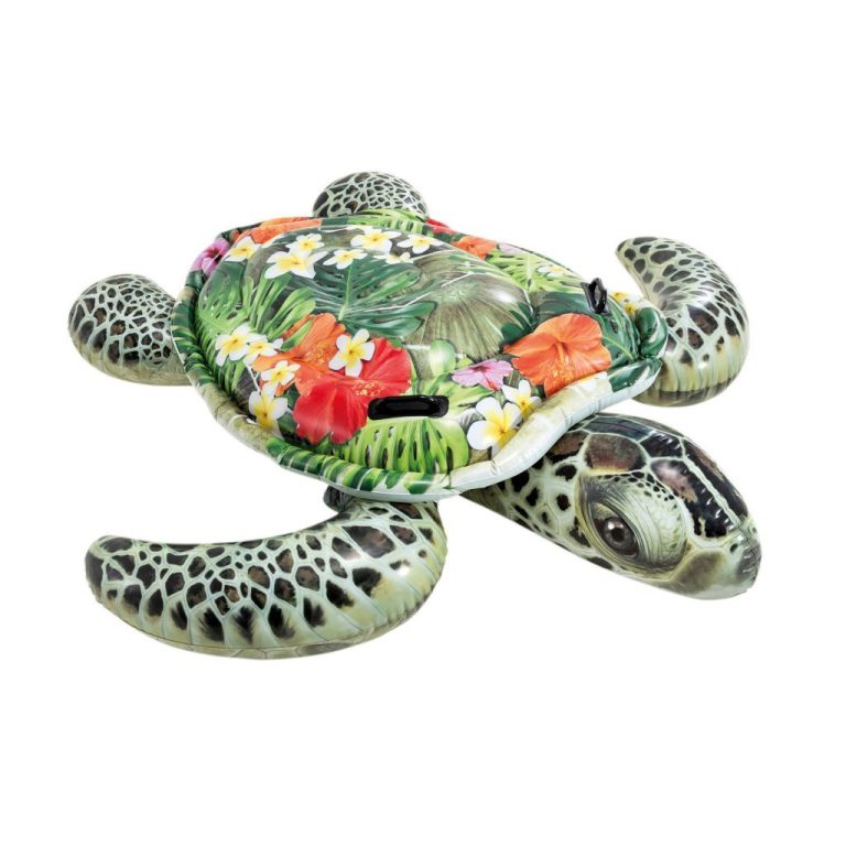 Intex 57555NP Realistische Opblaasbare Zeeschildpad 191x170 cm | Kopen bij Flickmyhouse
