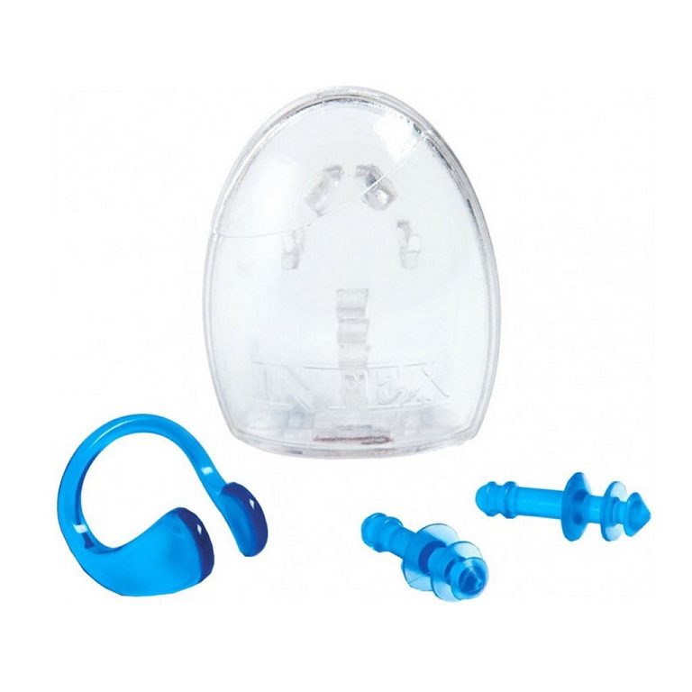 Intex 55609 Wateroordoppen en Neusklem Blauw | Kopen bij Flickmyhouse