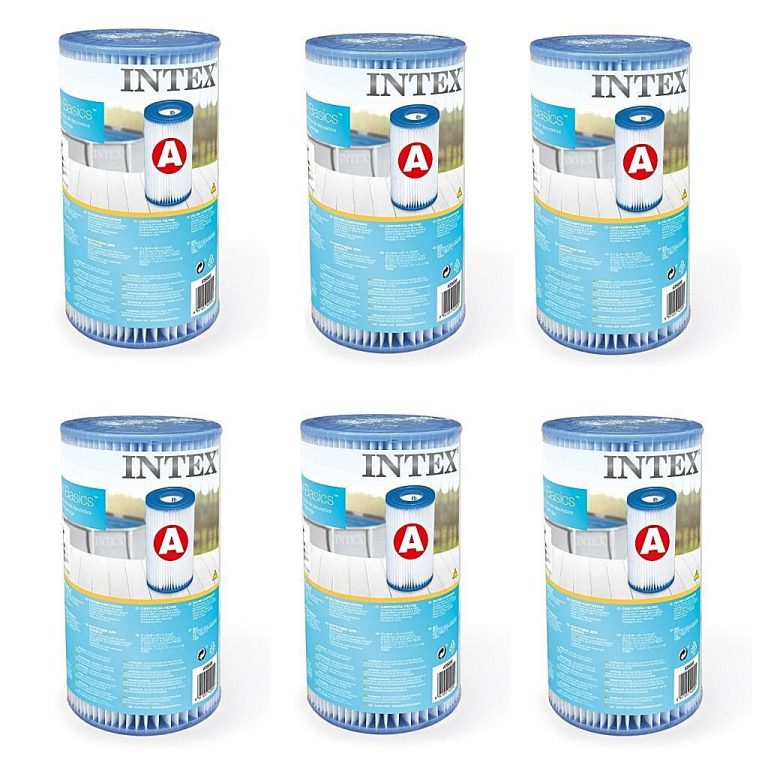 Intex 29000 Filter Cartridge Type A 6 Stuks voor Zwembad 244/305/366 cm | Kopen bij Flickmyhouse