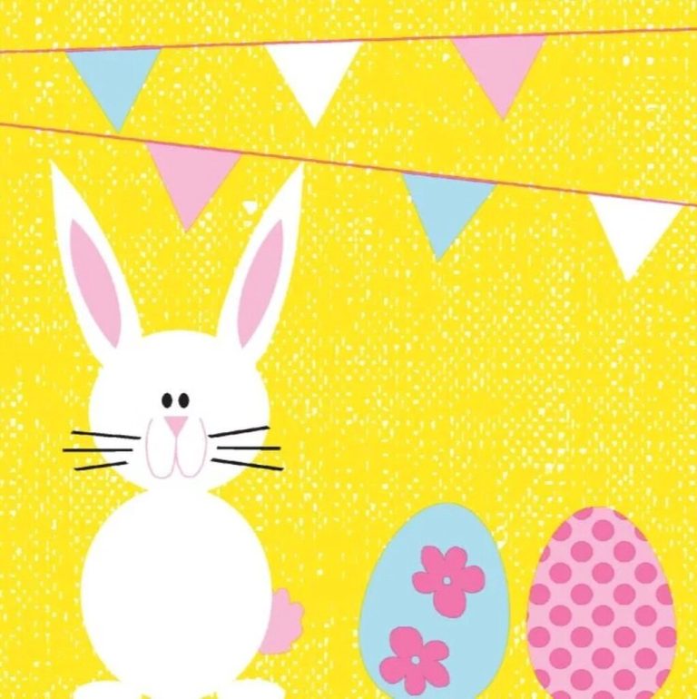 Duni servetten Bunny & Eggs 3-laags 33x33 | Kopen bij Flickmyhouse