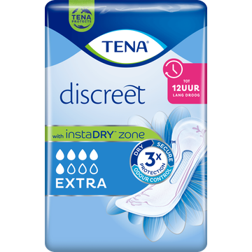 Tena Discreet Extra Verbanden+ 10 Stuks bij Jumbo | Flickmyhouse